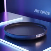Аренда Тарелка закусочная темно серая Porland 24 см в ресторане «Плакучая Ива» — ART SPACE