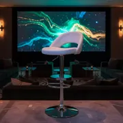 Аренда Стул барный мягкий Goal white в Green Flow Hotel — ART SPACE