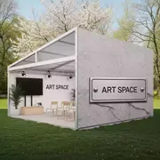 Аренда Шатер двускатный 5х5 для конференции в комплексе «Дагомыс» — ART SPACE