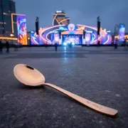Аренда Ложка столовая Розовое золото на Медальной площади — ART SPACE