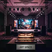 Аренда Мероприятие корпоративное песок звук свет сцена видео в Cosmos Sochi Hotel — ART SPACE