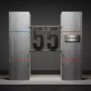 Аренда Фотозона с колоннами и цифрой 55 в Courtyard by Marriott Sochi — ART SPACE