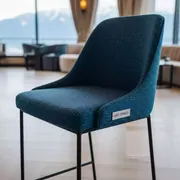 Аренда Барный стул Кельн рогожка синяя в Sochi Marriott Krasnaya Polyana — ART SPACE