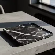 Аренда Блюдо черный мрамор 230x230 мм в ресторане «Магадан» — ART SPACE
