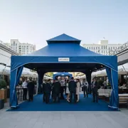 Аренда Конструкция тентовая 8х12 м в ресторане «Сыроварня» — ART SPACE