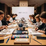 Аренда Мастер класс роспись деревянных значков в Cosmos Sochi Hotel — ART SPACE