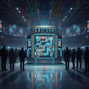 Аренда Электрифицированный стенд схемы цепей управления тепловозом 2ТЭ10МК с компьютерным управлением в ледовой арене «Шайба» — ART SPACE