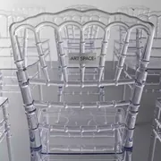 Аренда Стул Chiavari Диамант пластиковый прозрачный Морпорт Сочи — ART SPACE