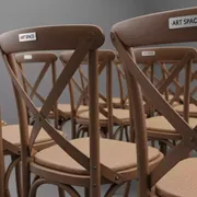Аренда Стул коричневый Прованс в Delta Sirius — ART SPACE