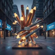Аренда Карандаши волшебные на Медальной площади — ART SPACE