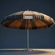Аренда Зонт дизайнерский Frou Frou диаметр 2,5 м в Omega Sirius — ART SPACE