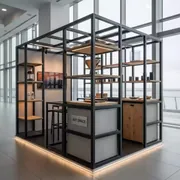 Аренда Дизайн проект торгового островка Lifestyle 2х3 м в зале «Чайка» (Морпорт) — ART SPACE