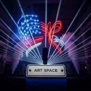 Аренда Шоу лазерное в день победы в Golden Tulip Rosa Khutor — ART SPACE