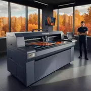 Аренда Плоттер УФ Roland VersaOBJECT EU 1000MF CMYK WG в Керлинговом центре «Ледяной куб» — ART SPACE