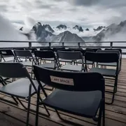 Аренда Стулья складные для конференции Rosa Peak (2320м) — ART SPACE