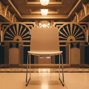 Аренда Стул пластиковый бежевый Изо в Red Arena — ART SPACE