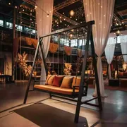 Аренда Качели садовые Arabo из металла в ледовой арене «Шайба» — ART SPACE