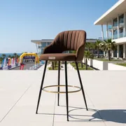 Аренда Стул барный Ува L коричневый шоколад в Bridge Resort — ART SPACE