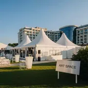 Аренда Торжественное мероприятие в шатрах Grande Festa в Сочи Парк Отеле — ART SPACE
