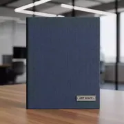 Аренда Обложка картонная для переплета Fellowes Linen лен A4 синяя в Alpha Sirius — ART SPACE