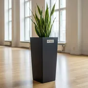 Аренда Кашпо для цветов Prosperplast Urbi Square 26,6 11 л антрацит в МФК «Горный» — ART SPACE