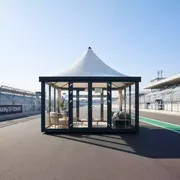 Аренда Пагода Лондон остекленная 5х5 м на Сочи Автодроме — ART SPACE