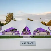 Аренда Тент Кайт 8х8 в ресторане «Плакучая Ива» — ART SPACE