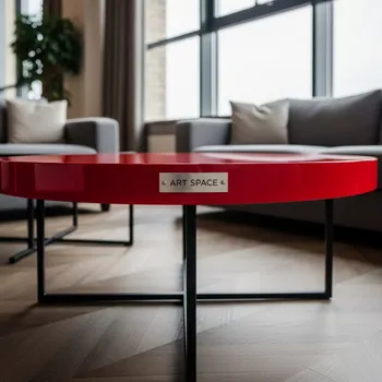 Аренда Стол журнальный Классик с красной столешницей в Courtyard by Marriott Sochi — ART SPACE