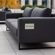 Аренда Лаунж зона Premium Calma long темно серая в Courtyard by Marriott Sochi — ART SPACE