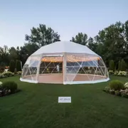Аренда Тент купольный гексагональ 16х14 в санатории «Металлург» — ART SPACE