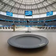 Аренда Тарелка Luke серая 22,5 см на арене «Фишт» — ART SPACE