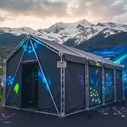 Аренда Шатер военный Премиум Бизон 4х6 в Sochi Marriott Krasnaya Polyana — ART SPACE