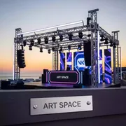 Аренда Сцены 7,5х5 м на пляжных клубах Хосты — ART SPACE
