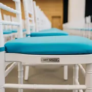 Аренда Подушка для стула Кьявари бирюзовая 2 см в VK Stadium Sirius — ART SPACE