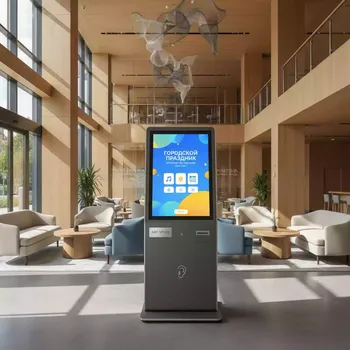 Аренда Сенсорный киоск Helper 43 с индукционной петлей Kiosk Info в Sport Inn Hotel & Wellness — ART SPACE