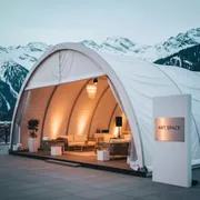 Аренда Шатер арочный Arc tent белый 10х10 м в Rixos Krasnaya Polyana — ART SPACE