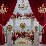 Аренда Оформление «Рожденные в СССР» на пляжных клубах Хосты — ART SPACE