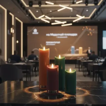 Аренда Набор LED свечей 3 шт на Медальной площади — ART SPACE