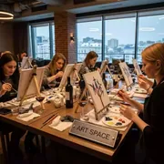 Аренда Мастер класс Рисование вином в Courtyard by Marriott Sochi — ART SPACE