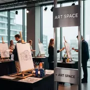 Аренда Открывающий двери в искусство мастер класс в комплексе Sea Galaxy — ART SPACE