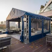 Аренда Шатер быстросборный 4х8 м 32 м² в ресторане «Баран-Рапан» — ART SPACE