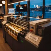 Аренда Комплекс для UV DTF Gold печати AJ 600EX 75х60 см 4х Epson i1600 ламинатор в ресторане «D.O.M» — ART SPACE