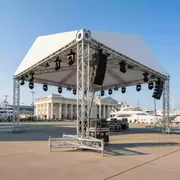 Аренда Крыша временная граунд 21х13 м на территории Морпорта Сочи — ART SPACE