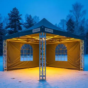 Аренда Шатер алюминиевый 3х4,5 м в санатории «Черноморье» — ART SPACE