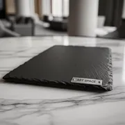 Аренда Блюдо прямоугольное для подачи сланец черное 115х80 мм в Novotel Resort — ART SPACE