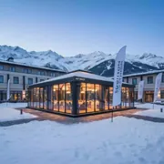 Аренда Шатер пагода 15х10 м для конференции в Radisson Hotel Rosa Khutor — ART SPACE