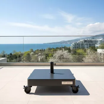 Аренда База утяжелительная для зонта с колесами BUD8080DS в Grand Karat Sochi — ART SPACE