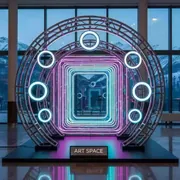 Аренда Фотозона круглая на юбилей в Rixos Krasnaya Polyana — ART SPACE