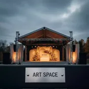 Аренда Крыша двускатная граунда Prolyte 16х14 м в этно-парке «Моя Россия» — ART SPACE
