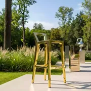 Аренда Стул барный Oz gold в парке «Ривьера» — ART SPACE